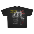 Black Route 66 graphic t-shirt by Velvet Errors featuring the iconic Route 66 logo and design on soft cotton fabric.