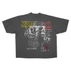 Gray Route 66 graphic t-shirt by Velvet Errors featuring a vintage-inspired Route 66 design on soft fabric.