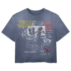Blue Route 66 vintage tee by Velvet Errors featuring retro-inspired graphic design and classic Americana style.