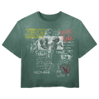 Velvet Errors Route 66 vintage-style green T-shirt featuring classic Route 66 graphic design.