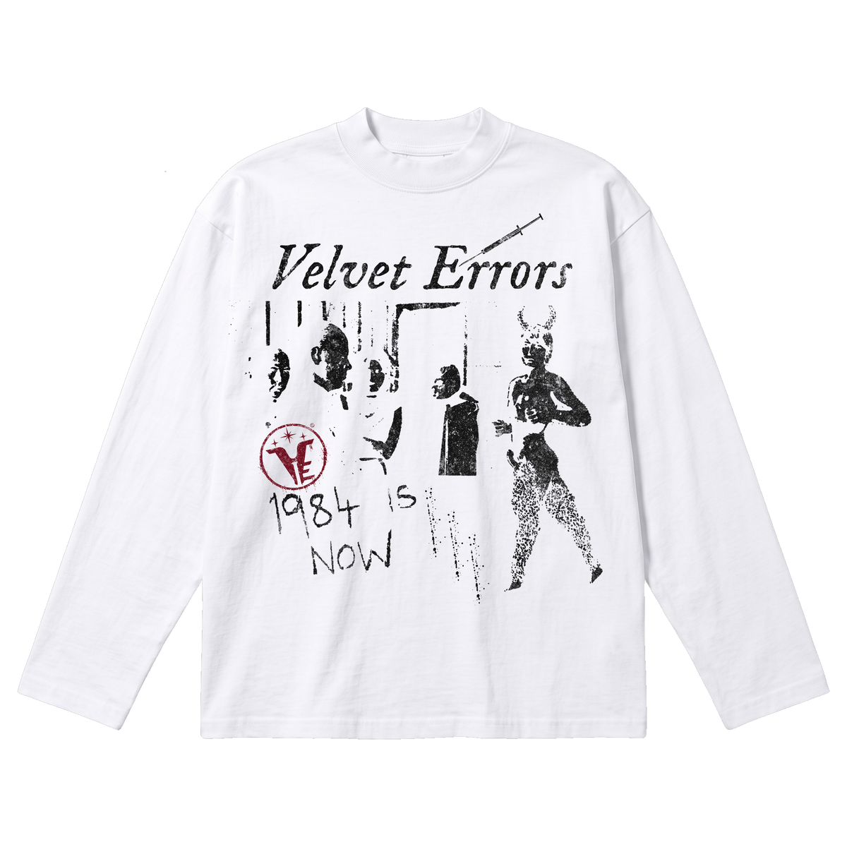 1984 Baggy Long Sleeve - White