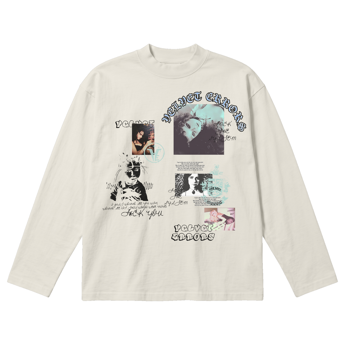 Broken System Baggy Long Sleeve - Off White