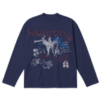 Dance or Die Baggy Long Sleeve - Blue