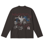 Dance or Die Baggy Long Sleeve - Off Black