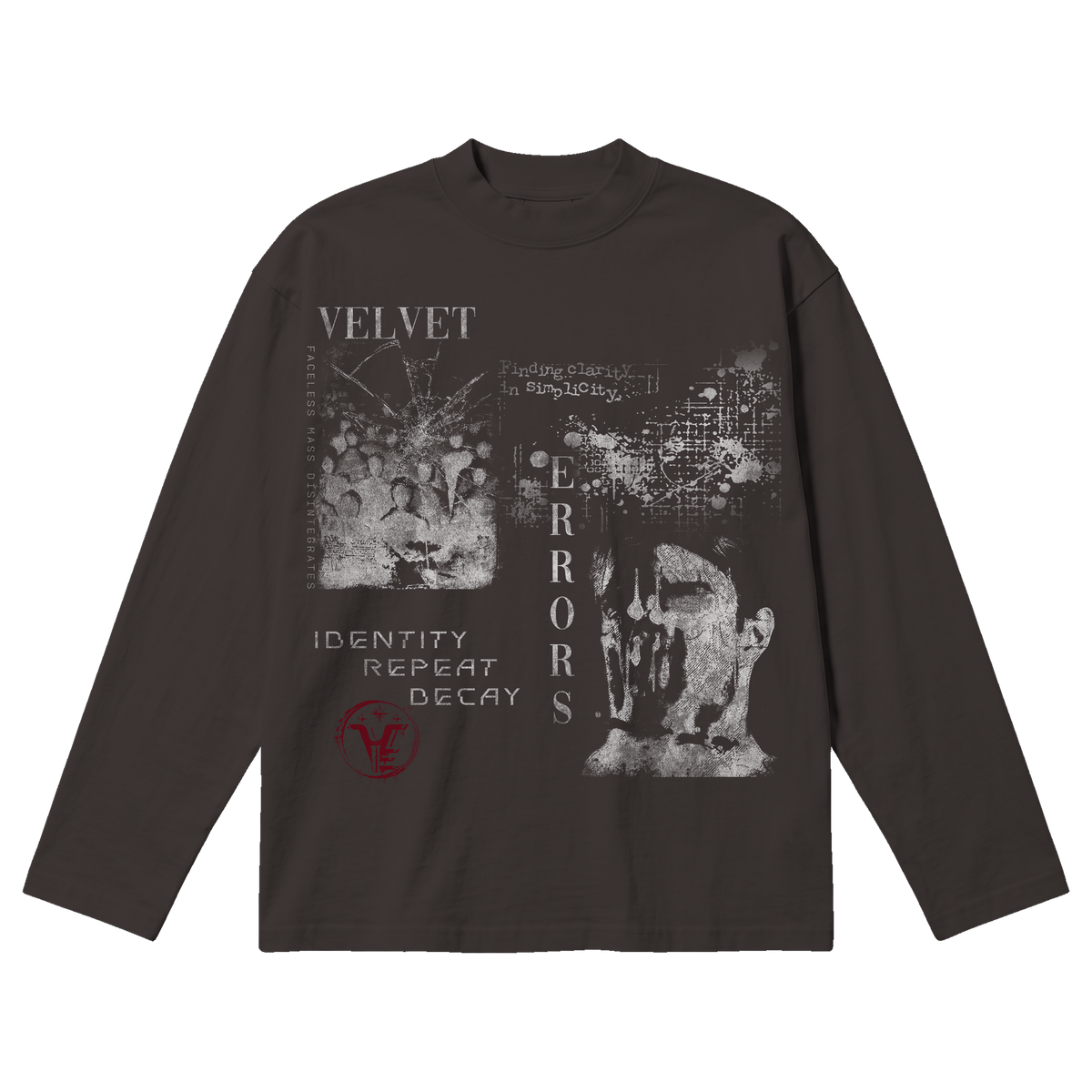 Decay Baggy Long Sleeve - Off Black