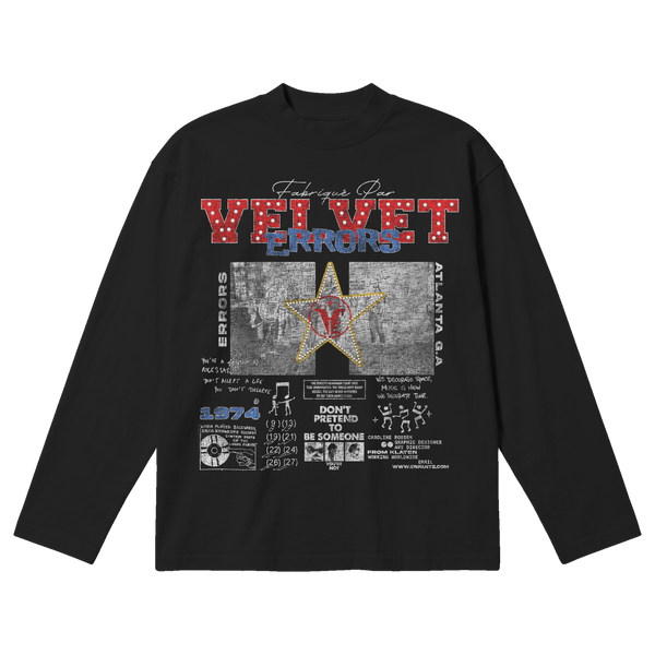 Don't Pretend Baggy Long Sleeve - Black