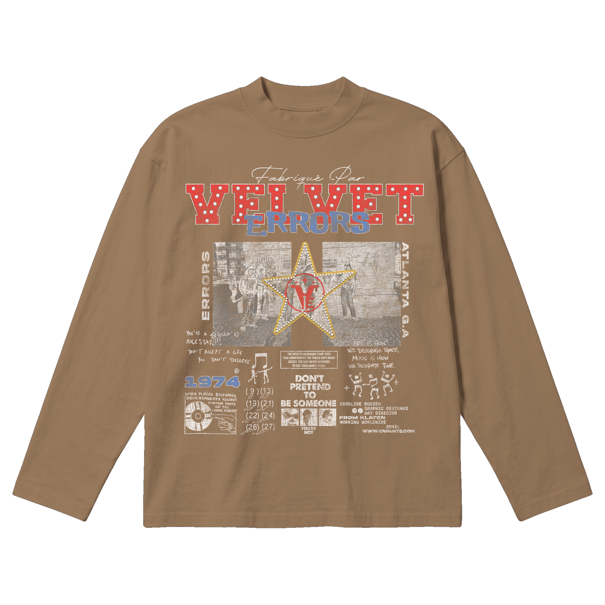 Don't Pretend Baggy Long Sleeve - Latte