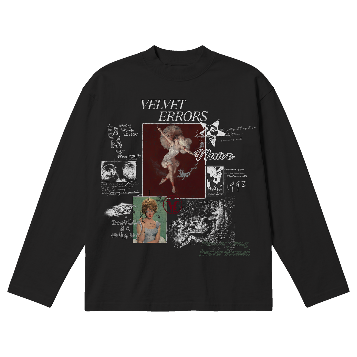 Doomed Youth Baggy Long Sleeve - Black