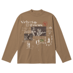 Fade Out Baggy Long Sleeve - Latte