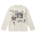 Fade Out Baggy Long Sleeve - Off White