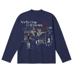 Fade Out Baggy Long Sleeve - Blue
