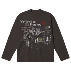 Fade Out Baggy Long Sleeve - Off Black