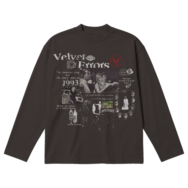 Fade Out Baggy Long Sleeve - Off Black
