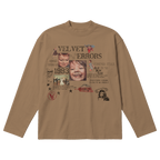 Forever Stuck Baggy Long Sleeve - Latte