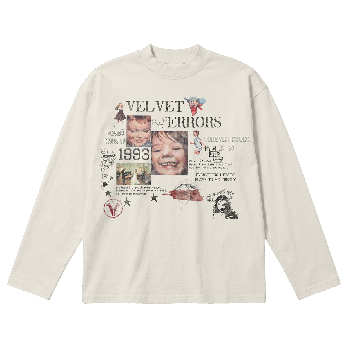 Forever Stuck Baggy Long Sleeve - Off White