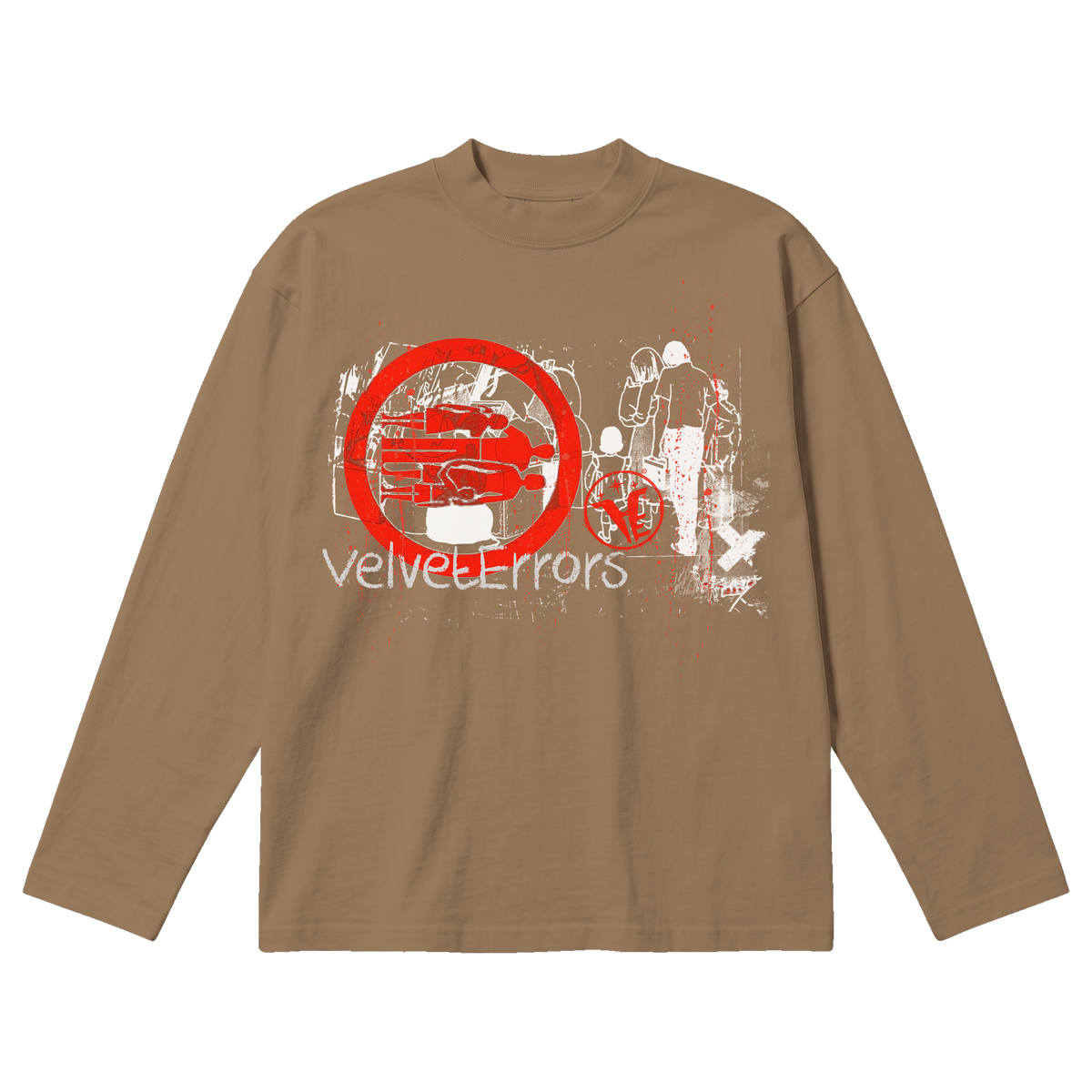 Fragments Baggy Long Sleeve - Latte