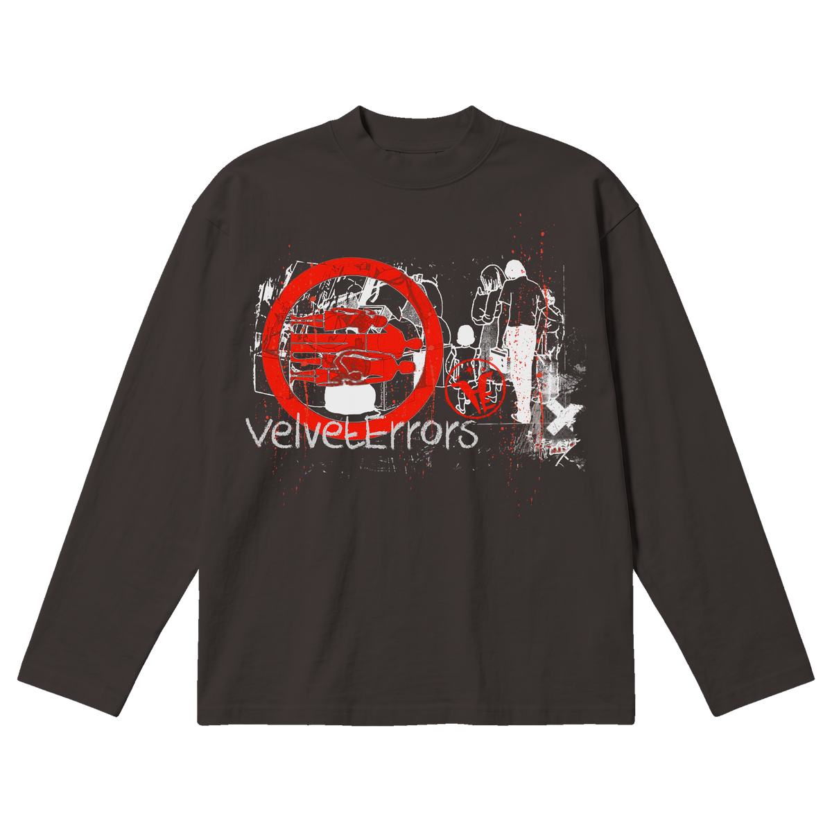 Fragments Baggy Long Sleeve - Off Black