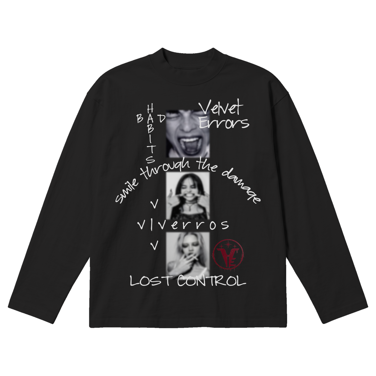 Lost Control Baggy Long Sleeve - Black