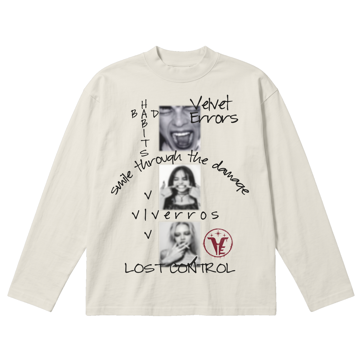 Lost Control Baggy Long Sleeve - Off White