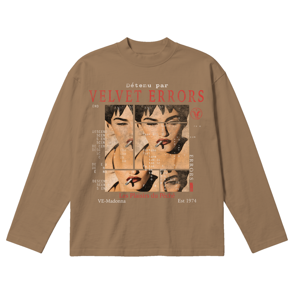 Madonna Baggy Long Sleeve - Latte