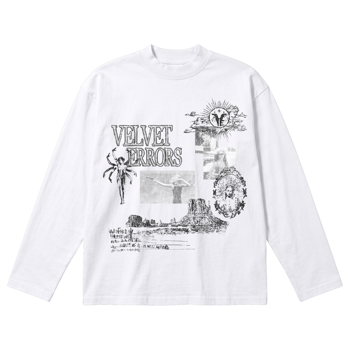 Mirage Baggy Long Sleeve - White