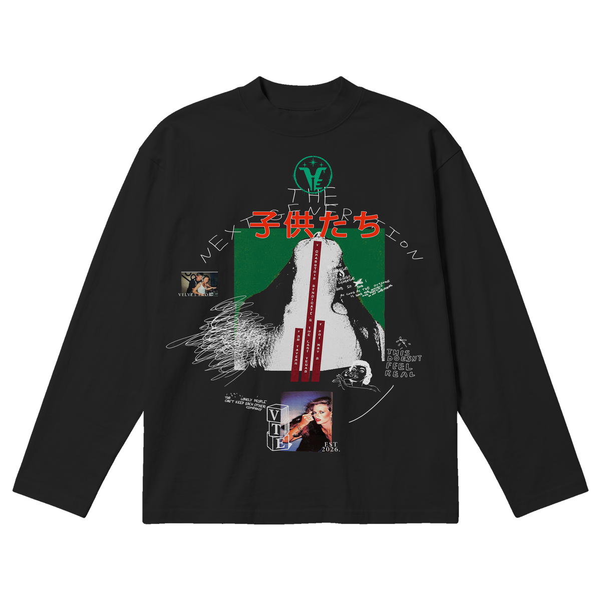 Next Generation Baggy Long Sleeve - Black
