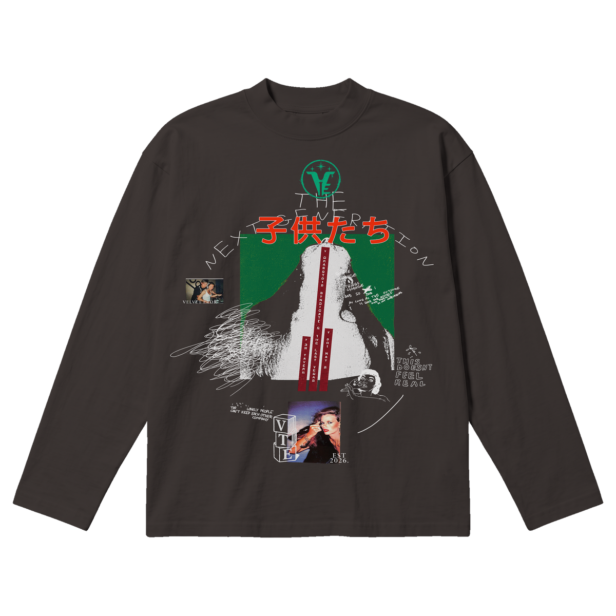 Next Generation Baggy Long Sleeve - Off Black