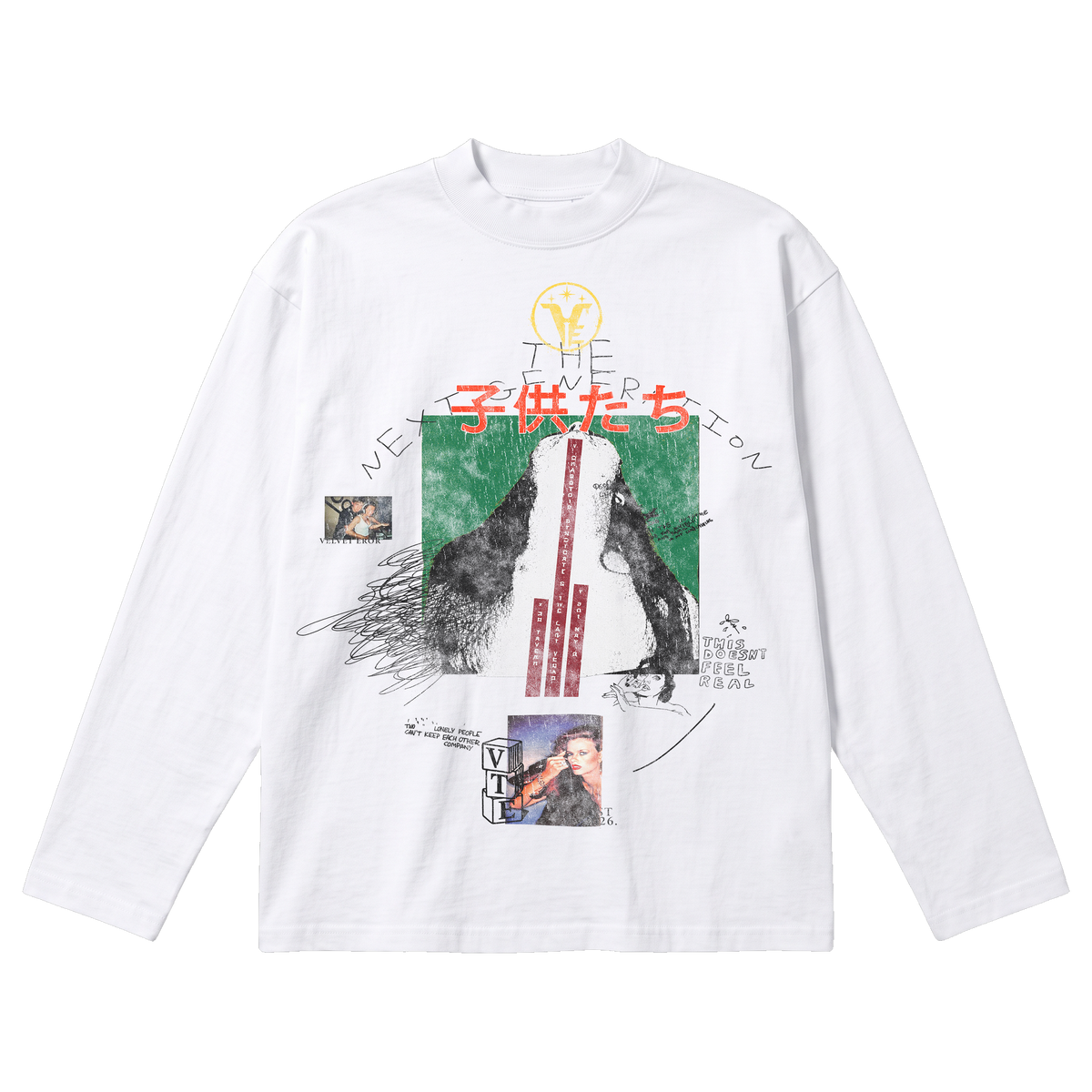 Next Generation Baggy Long Sleeve - White