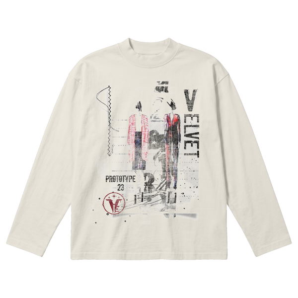 Prototype 23 Baggy Long Sleeve - Off White