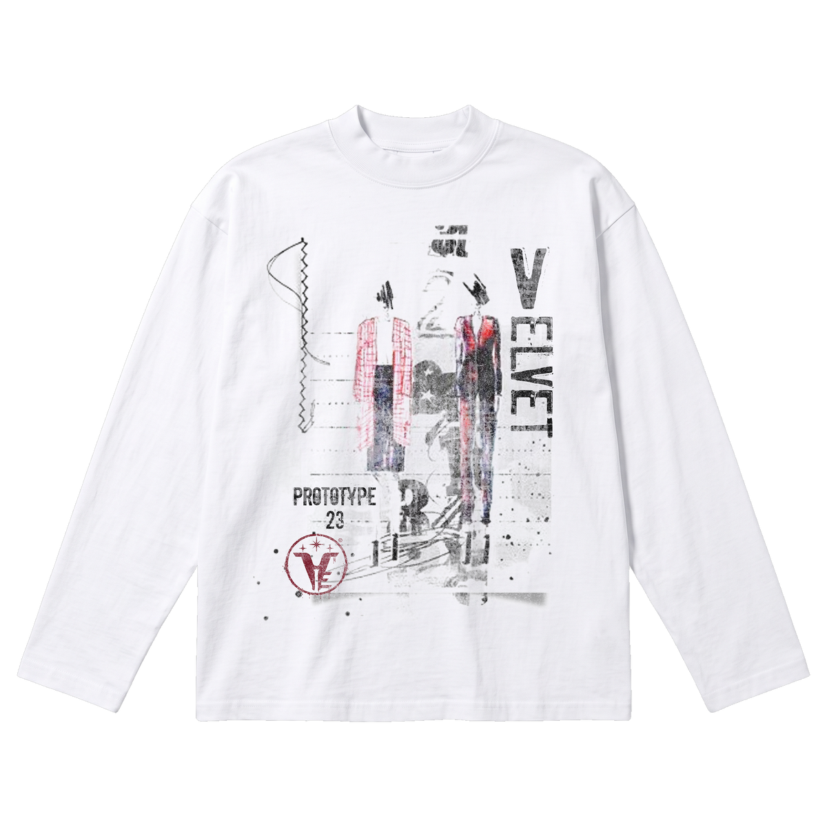 Prototype 23 Baggy Long Sleeve - White