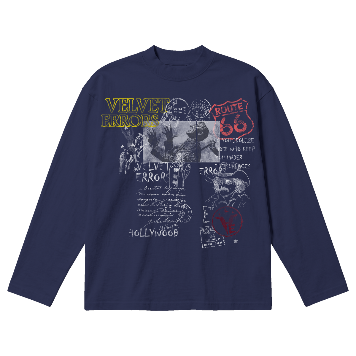 Route 66 Baggy Long Sleeve - Blue