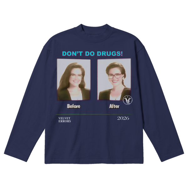 Side Effects Baggy Long Sleeve - Blue
