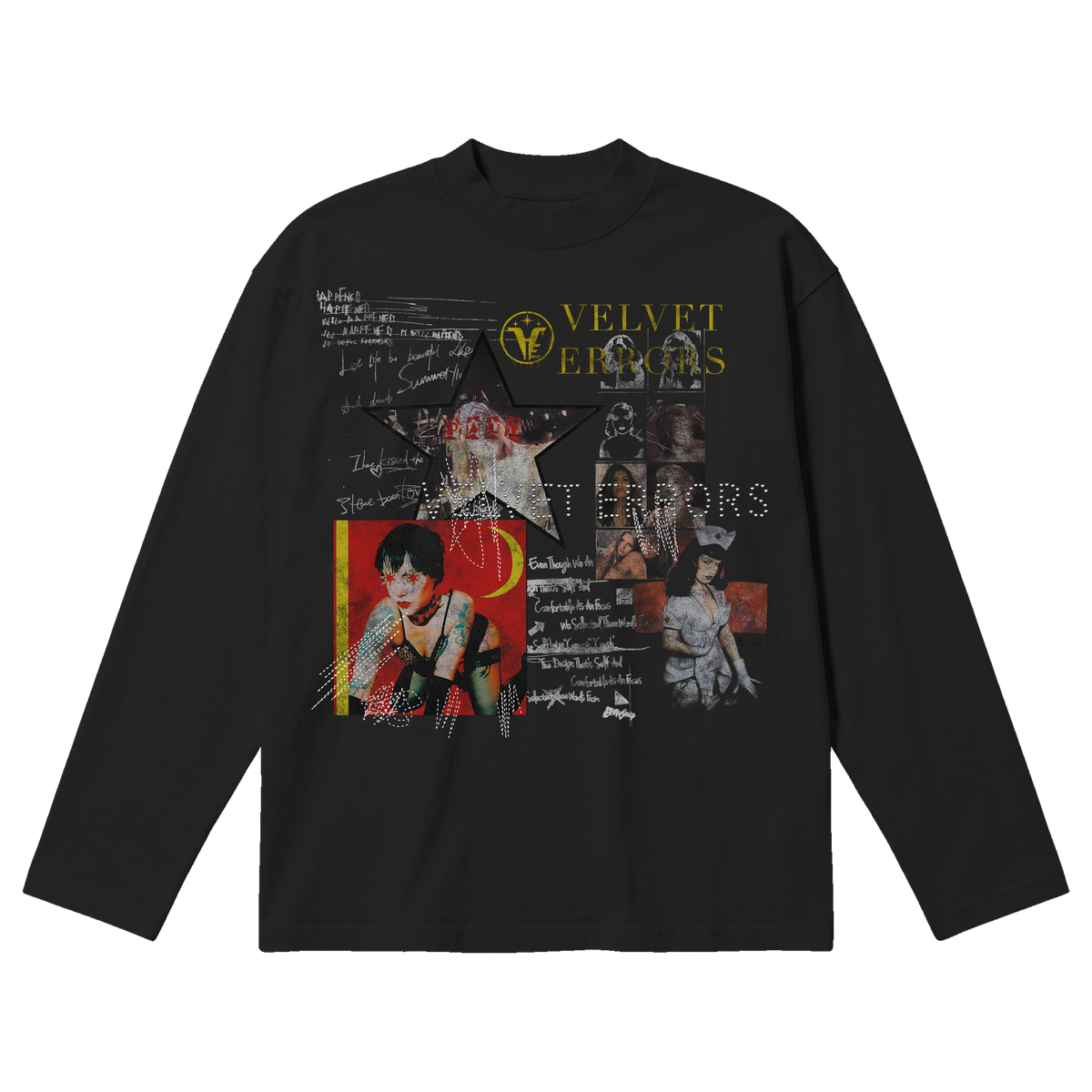 Star Patient Baggy Long Sleeve - Black