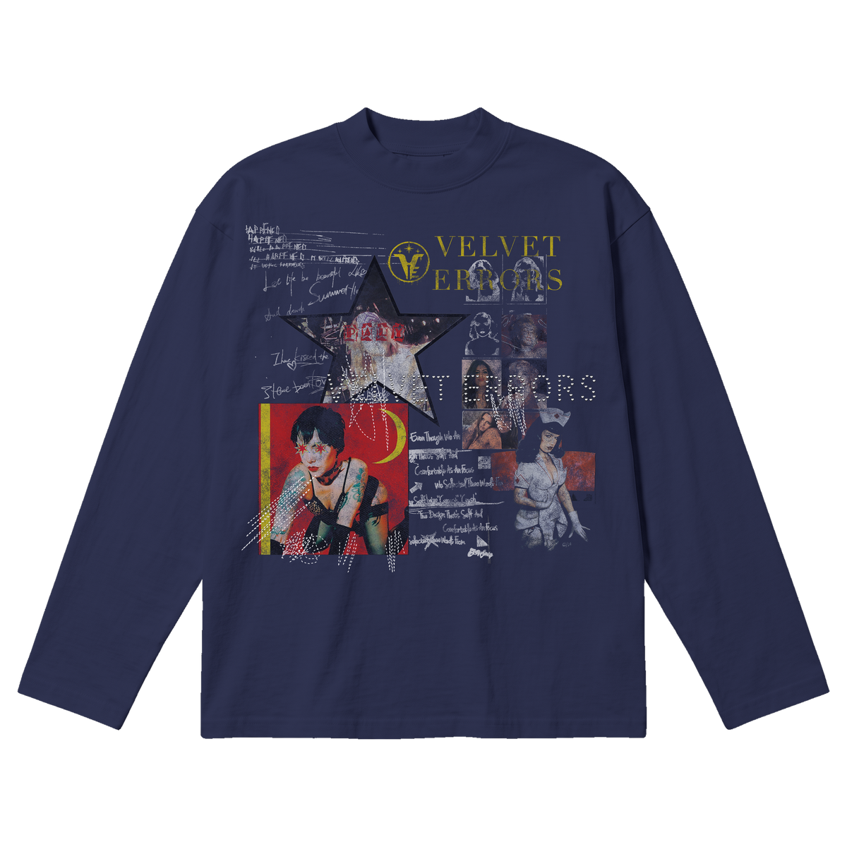 Star Patient Baggy Long Sleeve - Blue