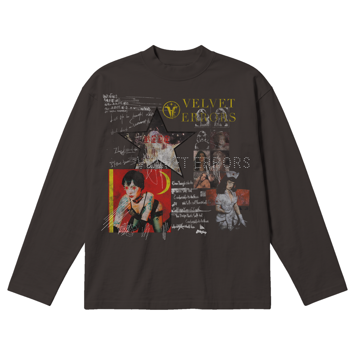 Star Patient Baggy Long Sleeve - Off Black