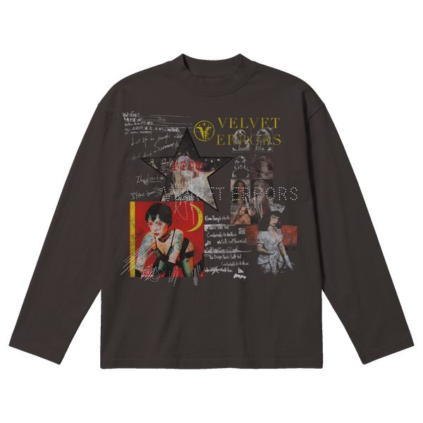 Star Patient Baggy Long Sleeve - Off Black