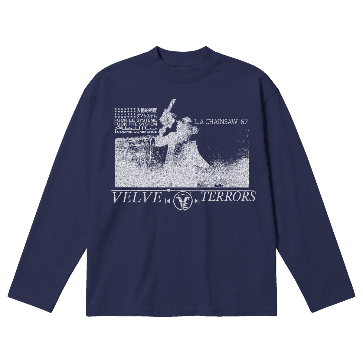 Terrors Baggy Long Sleeve - Blue