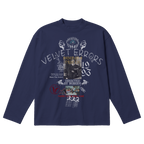 True Lies Baggy Long Sleeve - Blue