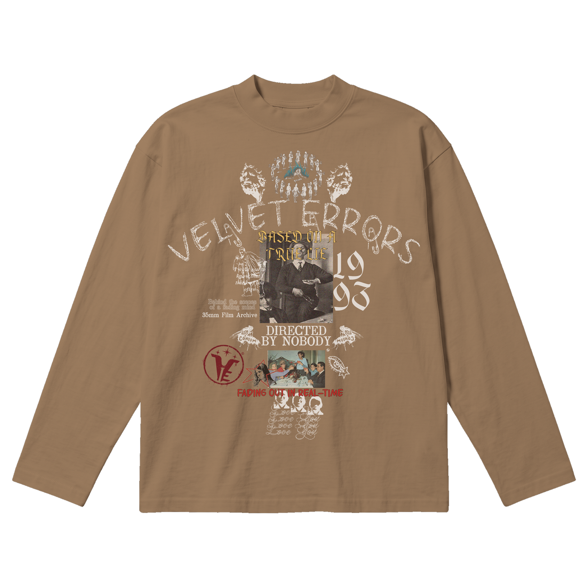 True Lies Baggy Long Sleeve - Latte
