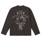 True Lies Baggy Long Sleeve - Off Black