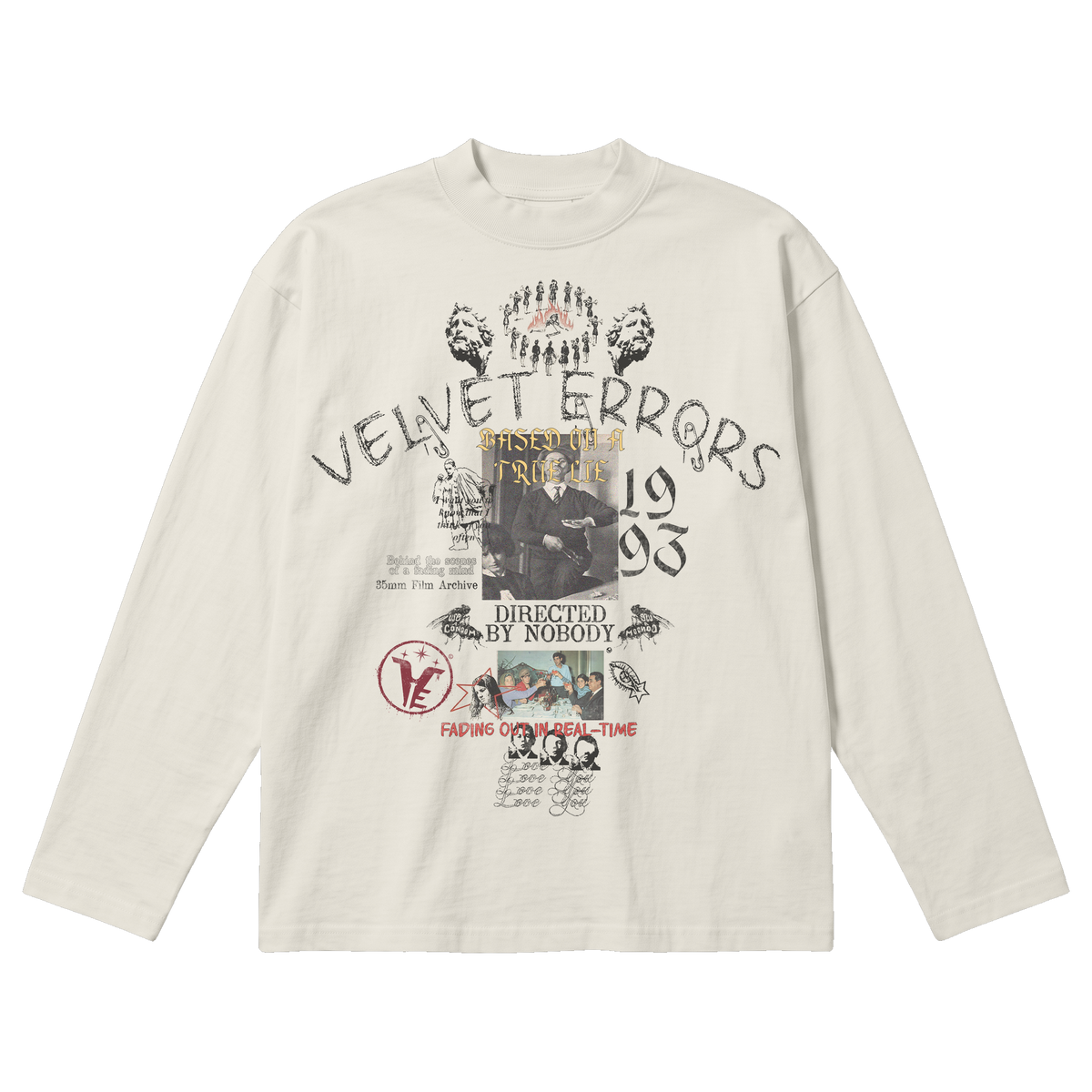 True Lies Baggy Long Sleeve - Off White