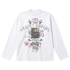 True Lies Baggy Long Sleeve - White