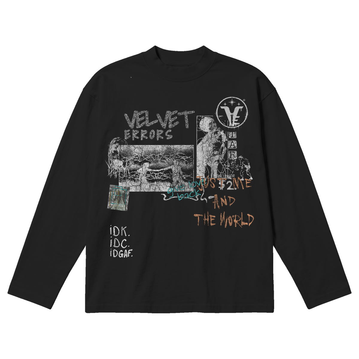 Velvet Sins Baggy Long Sleeve - Black