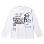 Velvet Sins Baggy Long Sleeve - White