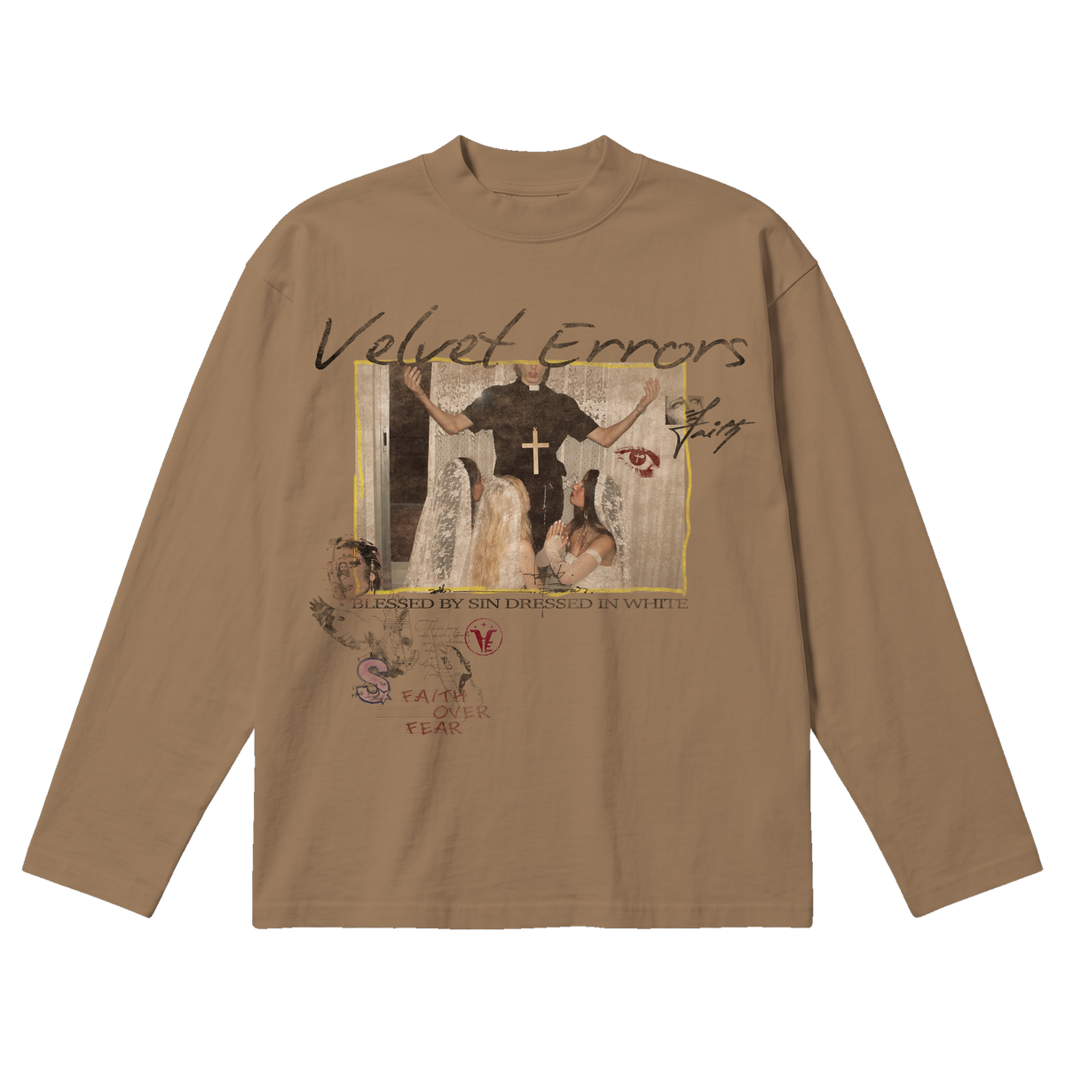 Blessed Baggy Long Sleeve - Latte