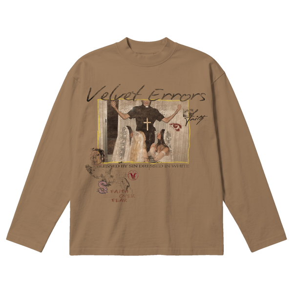 Blessed Baggy Long Sleeve - Latte