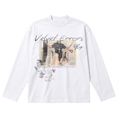 Blessed Baggy Long Sleeve - White