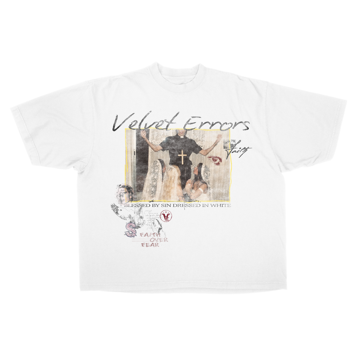 Blessed Drop Tee - White