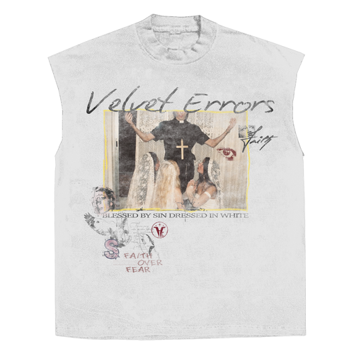 Blessed Sleeveless Tee - White