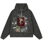 Velvet Errors Doomed-LEP waffle mocks featuring detailed, textured waffle pattern on a dark background.